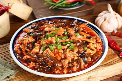 鱼香肉丝盖浇饭